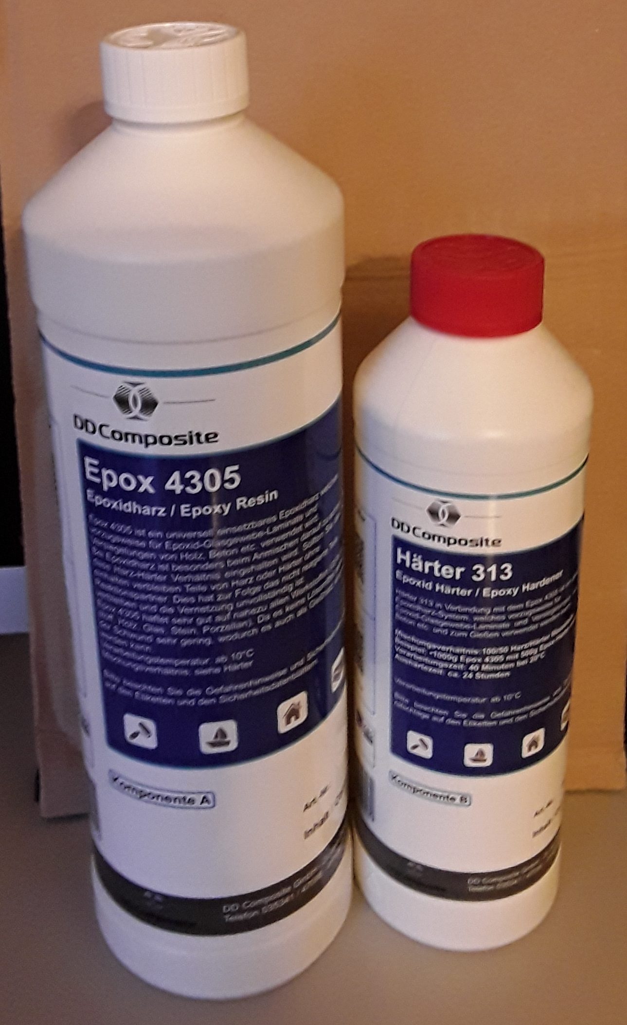 Epoxid Harz Epox 4305 und Härter 313
